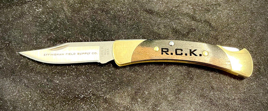 Buck 55 Folding Pocket Knife with custom engraving options